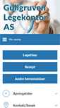Mobile Screenshot of gullgruvenlegekontor.no